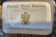Insurance company paperweight 1953