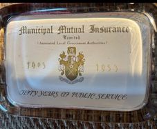 Insurance company paperweight 1953