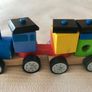 Wooden Train/ Fire truck Image 2