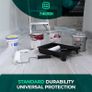 NEW SALE | Extra Large Plastic Dust Sheets for Decorating 3.6 x 2.7m (12 x 9ft), Light Dust Sheet for Painting & Furniture, Plastic Sheet-Plastic Sheeting-Dust Sheets for Painting Image 4