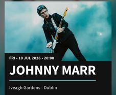 Two Johnny Marr tickets