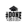 Class of 2025 iron on decal. Image 2