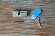 Tessi brass euro cylinder door lock  length 70mm  30/40mm