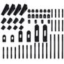 58 Pieces Clamping Set Steel T Slot M14 Image 3
