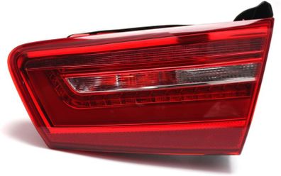 Rear Inner LED w/Turn Signal Brake Lamp Tail Light Assembly Compatible with 2012 2013 2014 2015 2016 Audi A6 C7 Saloon/Sedan (O/S Right Side)