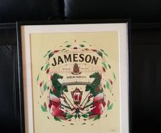Jameson Whiskey Rare signed print