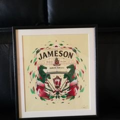 Jameson Whiskey Rare signed print