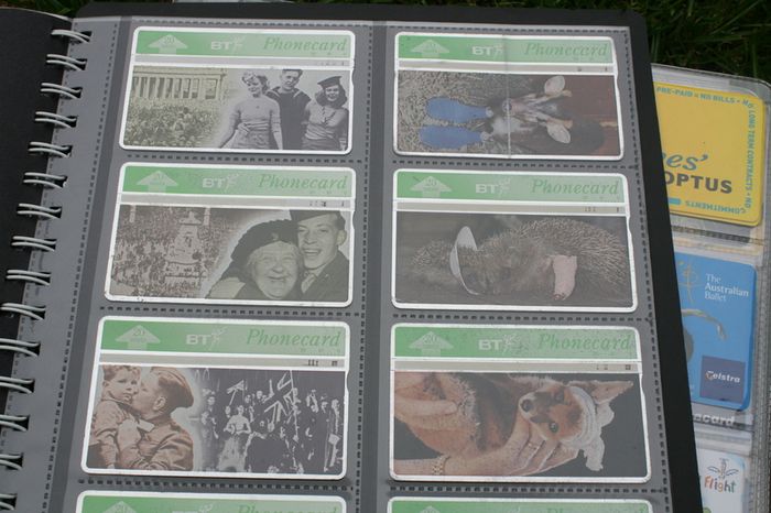Vintage Call Cards collection of  over 300  international calling cards