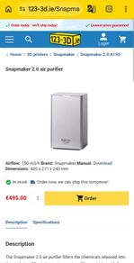 Snapmaker air purifier