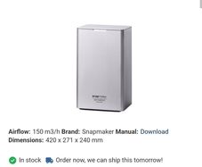 Snapmaker air purifier
