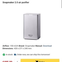 Snapmaker air purifier
