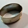 1922 Birmingham solid silver napkin ring Image 3