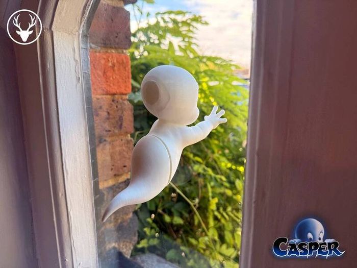 Casper the Friendly Ghost  Halloween Window Decoration