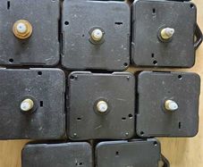 clock mechanisms ( various 10 pcs)