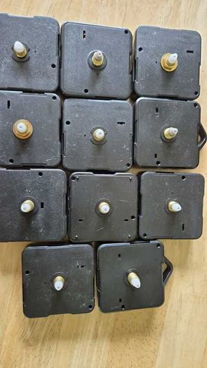clock mechanisms ( various 10 pcs)