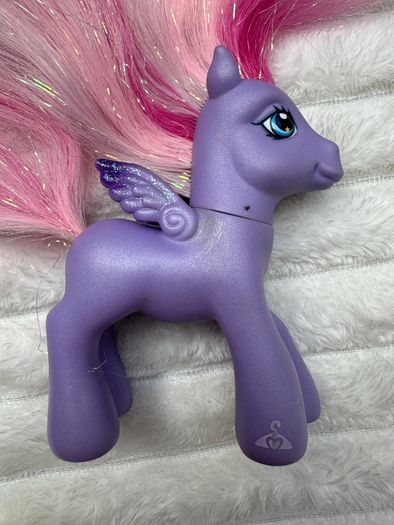My Little Pony StarSong G3 Tinsel Hair Glitter Wings Brushable With Comb 2007 Used PLease see pictures