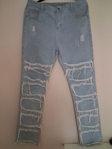 Light Blue Ripped Jeans
