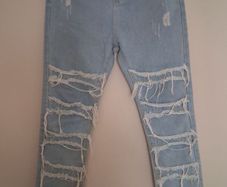 Light Blue Ripped Jeans