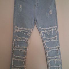 Light Blue Ripped Jeans