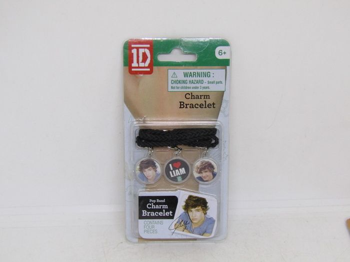 One Direction 1D Charm Bracelet Liam New In Box Sealed