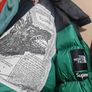 supreme x north face green nuptse Image 6