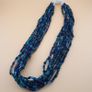 Vintage African Style Green Blue Tiny Glass Beads 10 Strands Lot Image 9