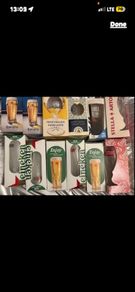 Birra Moretti Sale di mare guinness Pint Glass Beer Limited edition Heineken Stella Bavaria Pint Glasses Beer Heineken carlsberg Pint beer Glass brand new with box