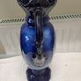 Staffordshire vase blue rose Image 4
