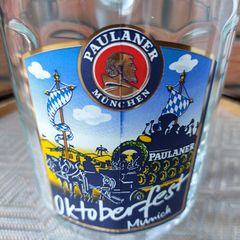 Paulaner Oktoberfest Munich 0.5lt Glass Beer Tankard