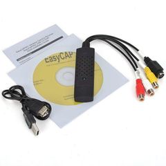 NEW VHS to DVD Converter adapter USB 2.0 to 3 RCA Video TV DVD VHS Capture Phone