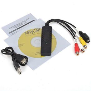 NEW VHS to DVD Converter adapter USB 2.0 to 3 RCA Video TV DVD VHS Capture Phone