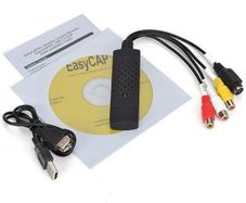 NEW VHS to DVD Converter adapter USB 2.0 to 3 RCA Video TV DVD VHS Capture Phone