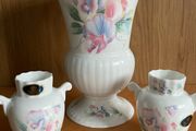 Ansley China "Little Sweetheart" Floral Vase Collection