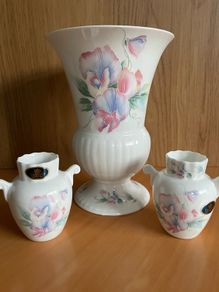 Ansley China "Little Sweetheart" Floral Vase Collection