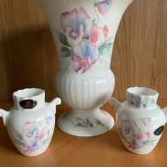 Ansley China "Little Sweetheart" Floral Vase Collection