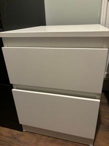Ikea 2 drawer white