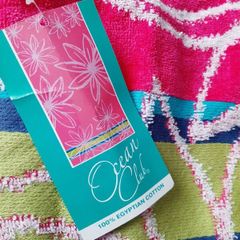 New Beach Towel and new bag tags attached