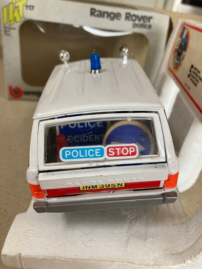 Range Rover Police Scale 1/24 Year 1978 Burago