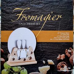 Cheese knife and board set