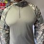 Military Camo zip Pullover Size XXL Image 4