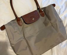 Longchamp le pliage / tote / grey / large