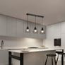 Modern Minimalist Iron Cage 3 Light Pendant Free Delivery) Image 4