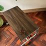 Vintage vinyl table mid century Image 4