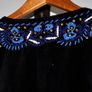 Blue Velveteen Beaded Vest Image 9