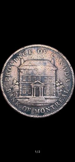 1842 Bank of Montreal Token