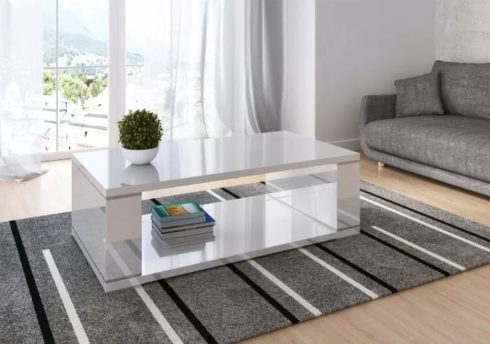 Modern Coffee Table With Storage Coffee Table High Gloss Matte