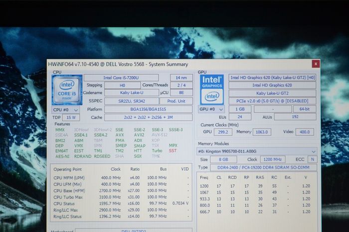 Dell Vostro 5568 Core i5 Laptop DDR4 with HDMI + Microsoft Office