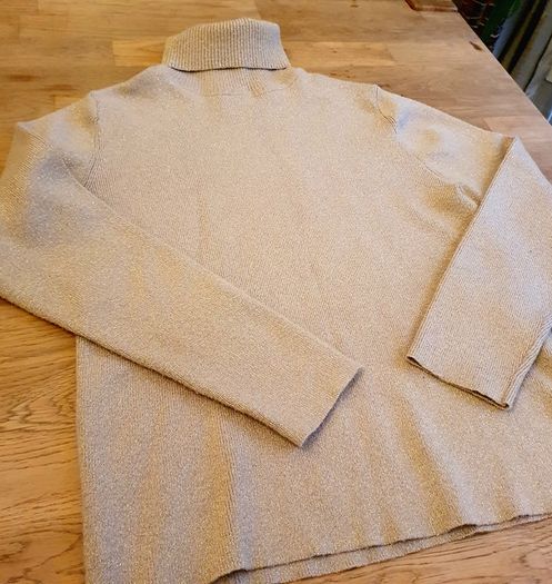 Zara Gorgeous Gold Knit Girl's Jumper Age 10 Yr