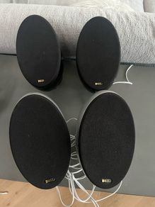 4x Kef satellite speakers (wall or standing) for sale