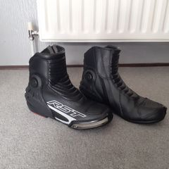 RST TracTech Evo 3 Short Waterproof Motorcycle Boots. Size UK 9 EU 43 Motorbike ( alpinestars sidi furygan dainese )